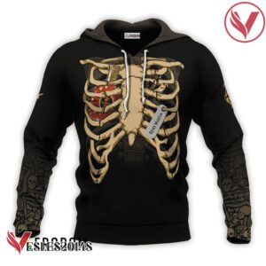 Remy Martin Skeleton Ribcage Hoodie & Zip Hoodie - Vesles2014S 1