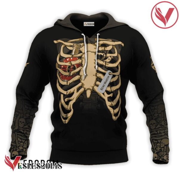 Remy Martin Skeleton Ribcage Hoodie & Zip Hoodie - Vesles2014S 1