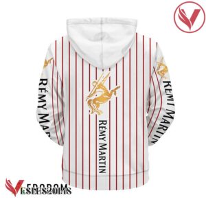 Remy Martin White Vertical Striped Hoodie & Zip Hoodie - Vesles2014S 3