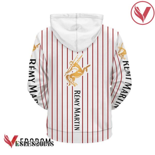 Remy Martin White Vertical Striped Hoodie & Zip Hoodie - Vesles2014S 3
