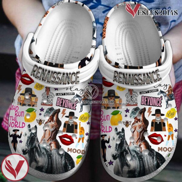 Renaissance Beyonce Singer Music Crocs Clogs Crocband Shoes, Unique Gifts For Fans - Vesles2014S