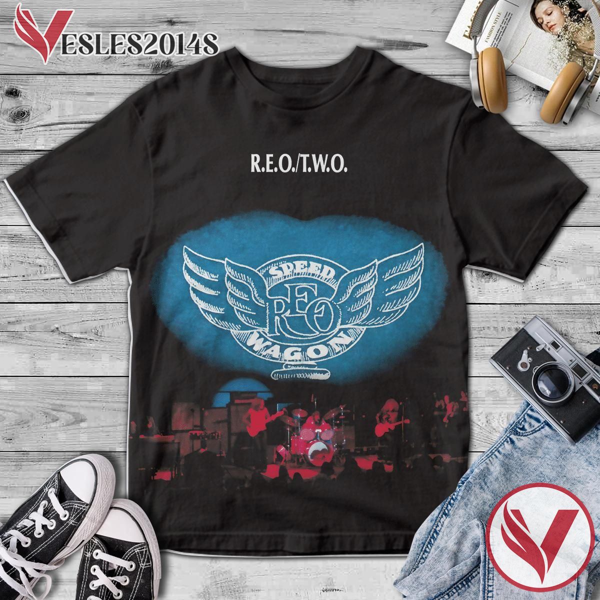 Reo Speedwagon R.e.o. T.w.o. Album Cover Shirt, Perfect Gifts For Music Lovers - Vesles2014S