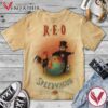 Reo Speedwagon The Earth, A Small Man, His Dog And A Chicken Album Cover Shirt, Perfect Gifts For Music Lovers - Vesles2014S