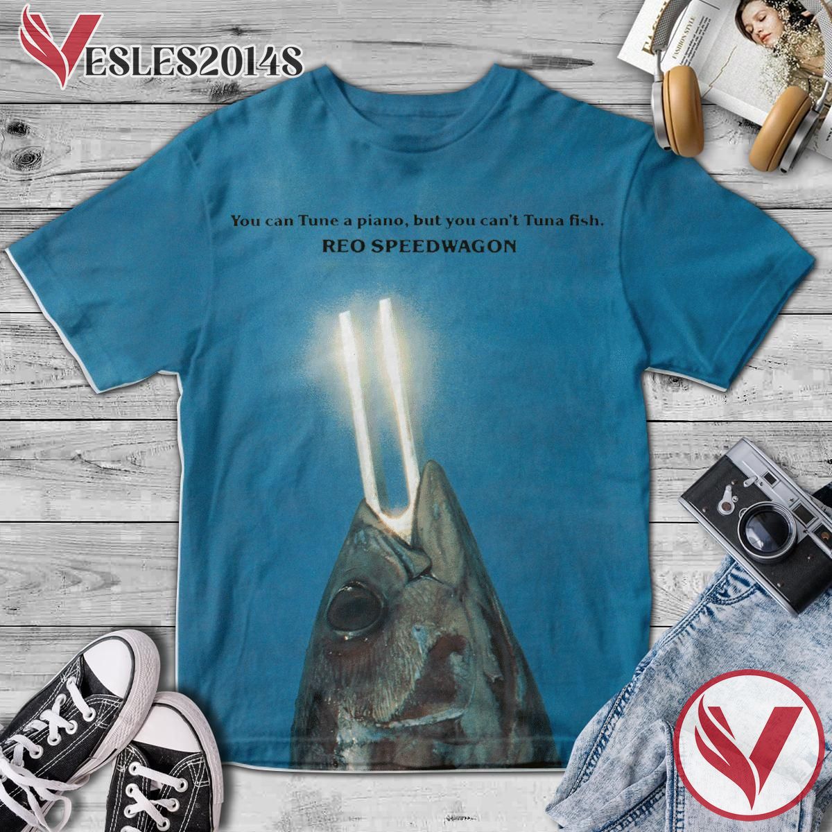 Reo Speedwagon You Can Tune A Piano, But You Can't Tuna Fish Album Cover Shirt, Perfect Gifts For Music Lovers - Vesles2014S