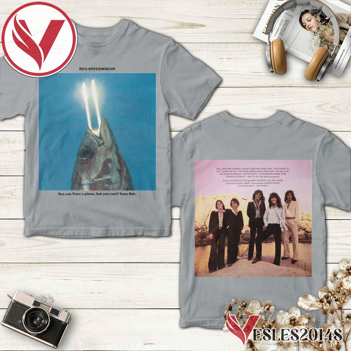Reo Speedwagon You Can Tune A Piano But You Can't Tuna Fish Album Cover Shirt, Perfect Gifts For Music Lovers - Vesles2014S