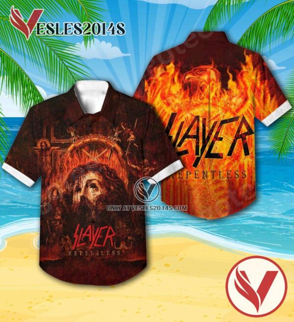Repentless Album By Slayer Hawaiian Shirt, Unique Gifts For Music Lovers - Vesles2014S