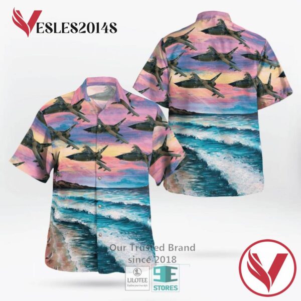 Republic F 105 Thunderchief Casual Hawaiian Shirt, Best Gifts For Summer Vesles2014S 1