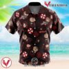 Resident Evil Pattern Gaming Hawaiian Button Up Shirt, Perfect Gifts For Anime Lovers - Vesles2014S