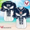 Retro Skull Miller Lite Baseball Jersey, Perfect Gifts For Fans - Vesles2014S
