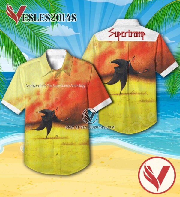 Retrospectacle Supertramp The Anthology Compilation Album Cover Hawaiian Shirt, Unique Gifts For Music Lovers - Vesles2014S