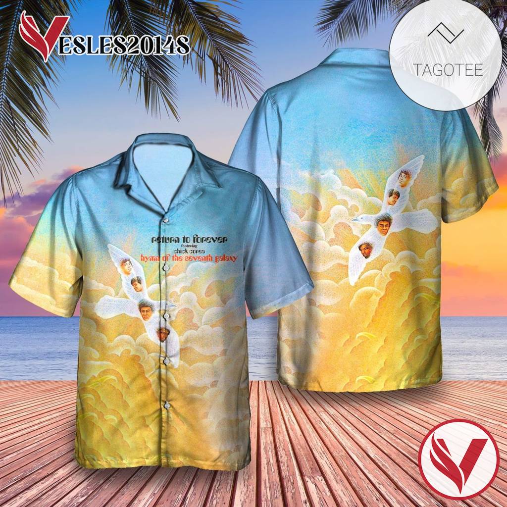 Return To Forever Featuring Chick Corea Hymn Of The Seventh Galaxy Album Cover Hawaiian Shirt, Best Gift For Music Lovers Vesles2014S
