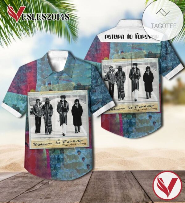 Return To Forever The Anthology Compilation Album Cover Hawaiian Shirt, Best Gift For Music Lovers Vesles2014S