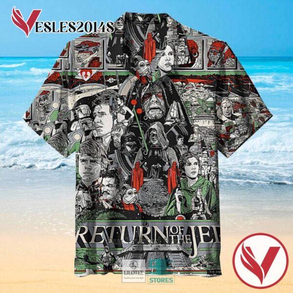 Return of the Jedi Casual Hawaiian Shirt, Best Gifts For Summer Vesles2014S