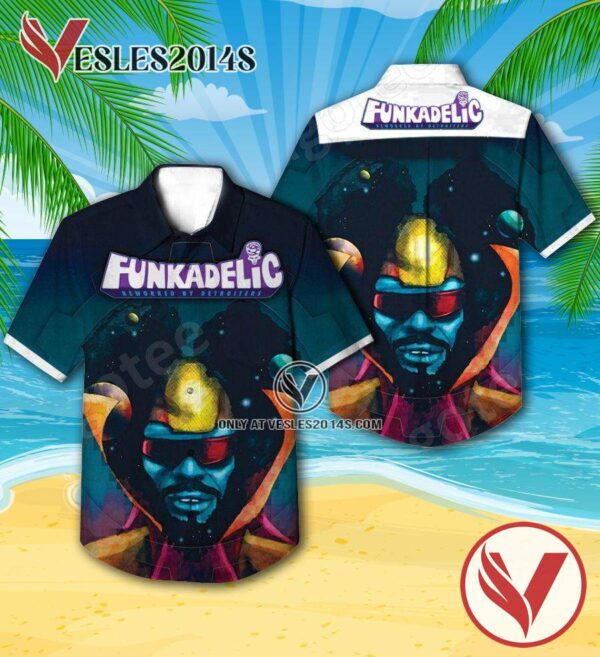 Reworked By Detroiters Album By Funkadelic Hawaiian Shirt, Unique Gifts For Music Lovers - Vesles2014S