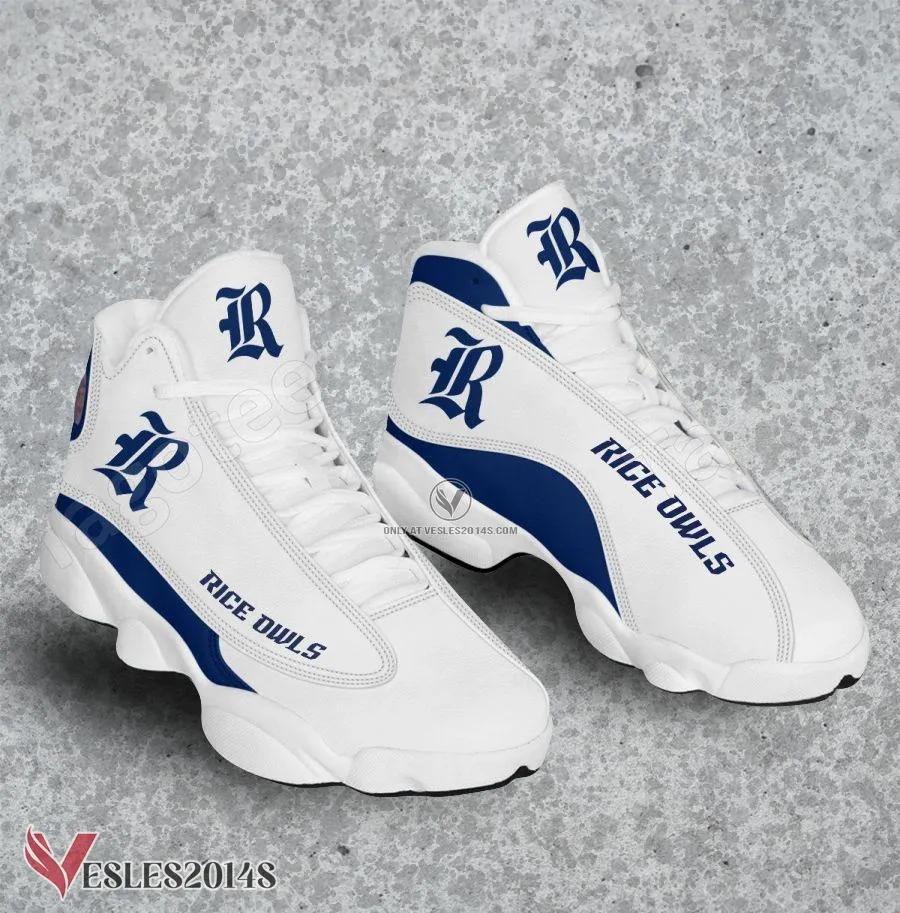 Rice Owls NCAA Logo Air Jordan 13 Shoes, Best Sneaker Gifts For Fans - Vesles2014s