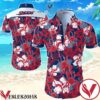Richmond Spiders Red Lily And Hibiscus Flowers Hawaiian Shirt, Unique Gifts For Friends - Vesles2014S 1