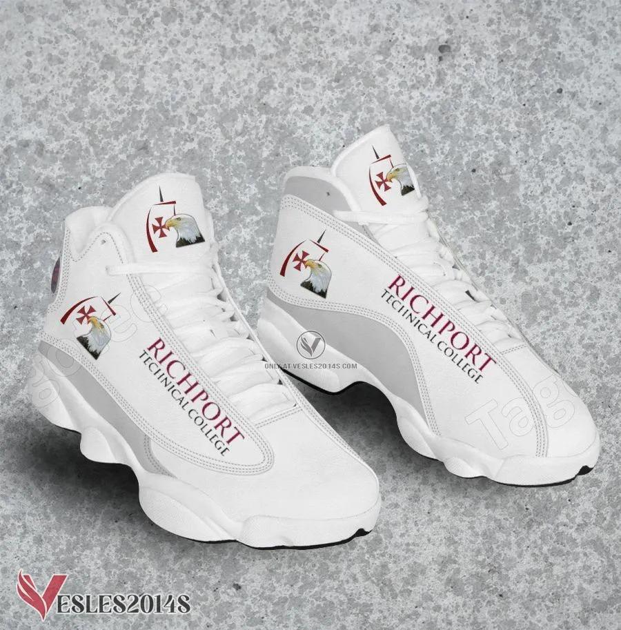 Richport Technical College Logo Air Jordan 13 Shoes, Best Sneaker Gifts For Fans - Vesles2014s