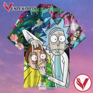 Rick And Morty Casual Hawaiian Shirt, Best Gifts For Summer Vesles2014S 1