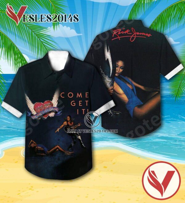Rick James And The Stone City Band Come Get It Album Cover Hawaiian Shirt, Unique Gifts For Music Lovers - Vesles2014S