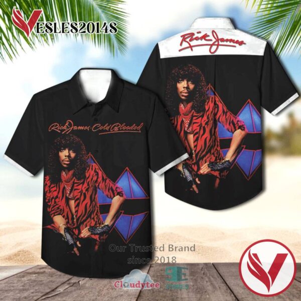 Rick James Cold Blooded Casual Hawaiian Shirt, Best Gifts For Summer Vesles2014S 1