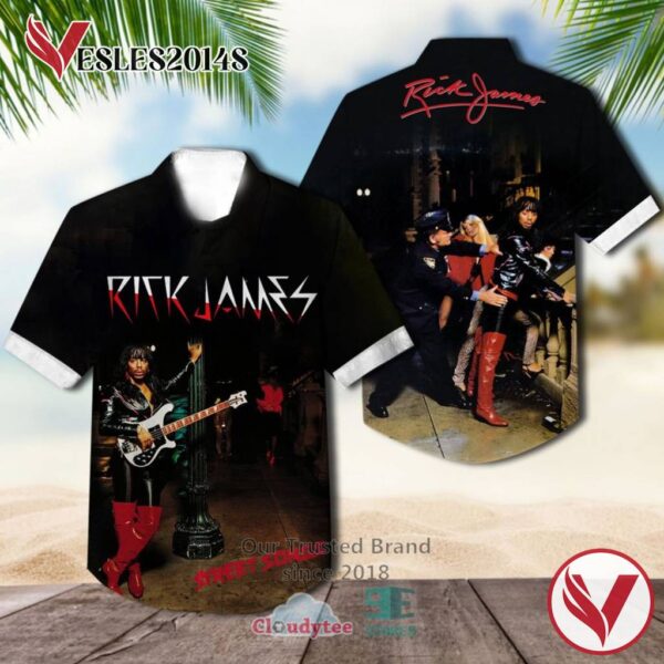Rick James Street Songs Album Hawaiian Shirt, Best Gift For Music Lovers Vesles2014S Jnr
