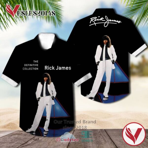 Rick James The Definitive Collection Album Hawaiian Shirt, Best Gift For Music Lovers Vesles2014S