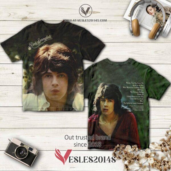 Rick Springfiel Beginnings Album 3D T-Shirt, Perfect Gifts For Music Lovers - Vesles2014S
