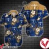 Rick Springfield Brown Tropical Floral Navy Hawaiian Shirt, Unique Gifts For Friends - Vesles2014S 1