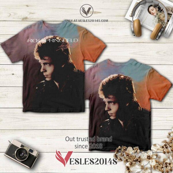 Rick Springfield Hard To Hold Album 3D T-Shirt, Perfect Gifts For Music Lovers - Vesles2014S