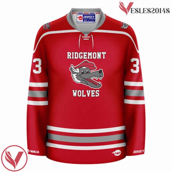 Ridgemont Wolves Jefferson Hockey Jersey - Vesles2014S 2