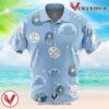 Rimuru Tempest Pattern That Time I Got Reincarnated as a Slime Hawaiian Button Up Shirt, Perfect Gifts For Anime Lovers - Vesles2014S