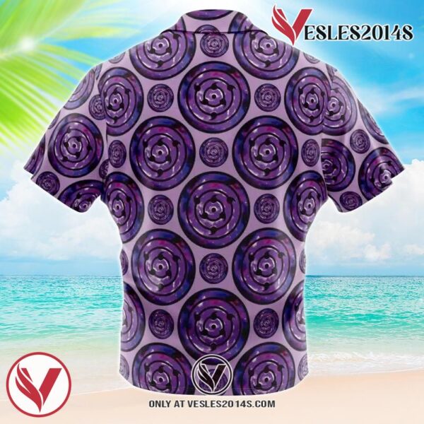 Rinnegan Naruto Shippuden Hawaiian Button Up Shirt, Perfect Gifts For Anime Lovers - Vesles2014S 1