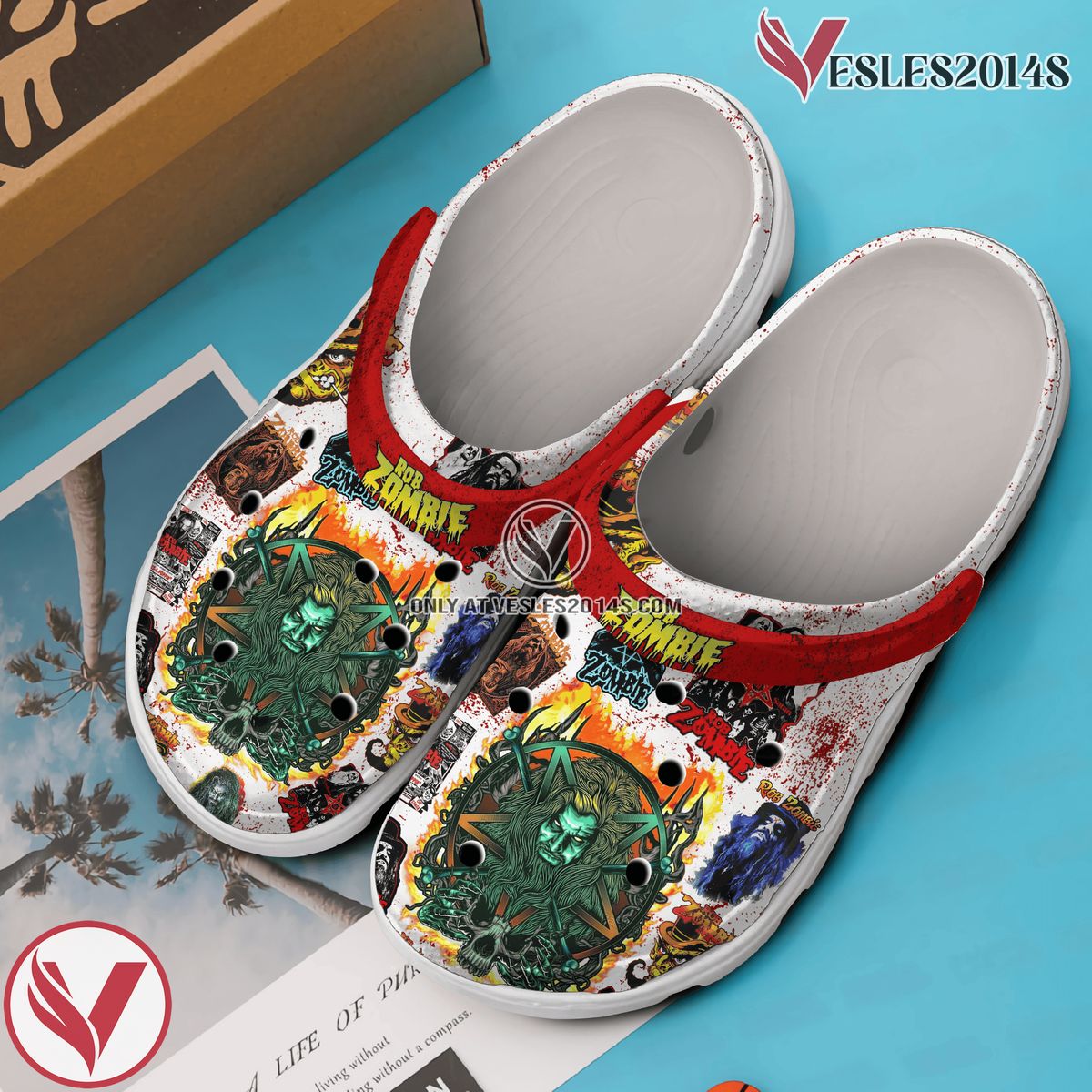Rob Zombie Music Crocs Crocband Clogs Shoes, Unique Gifts For Fans - Vesles2014S 2