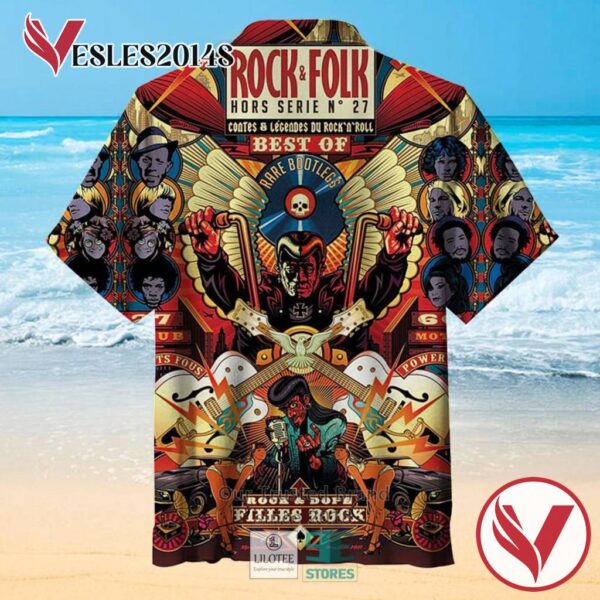 Rock & Folk Casual Hawaiian Shirt, Best Gifts For Summer Vesles2014S 2