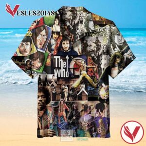 Rock Legends The Who Album Hawaiian Shirt, Best Gift For Music Lovers Vesles2014S