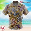 Rock Type Pokemon Pokemon Hawaiian Button Up Shirt, Perfect Gifts For Anime Lovers - Vesles2014S