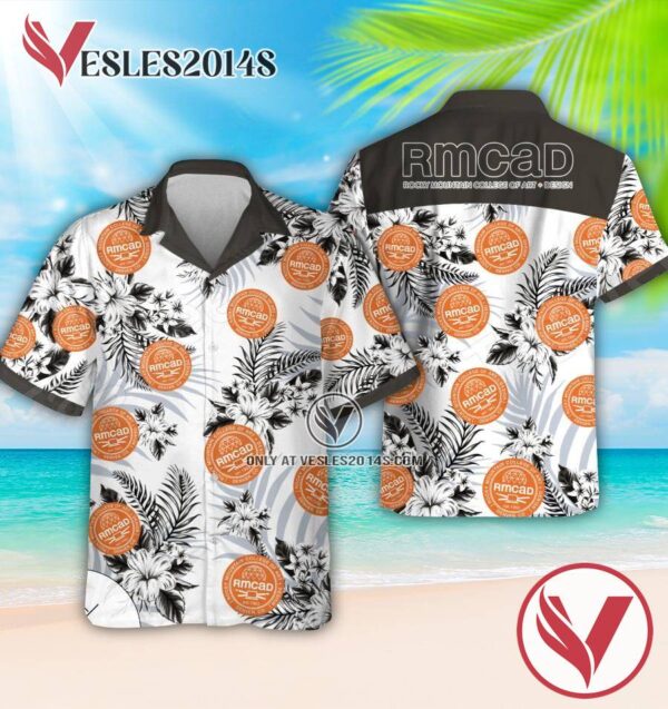 Rocky Mountain College of Art Design Short Sleeve Aloha Combo Hawaiian, Best Outfit For Holiday - Vesles2014S