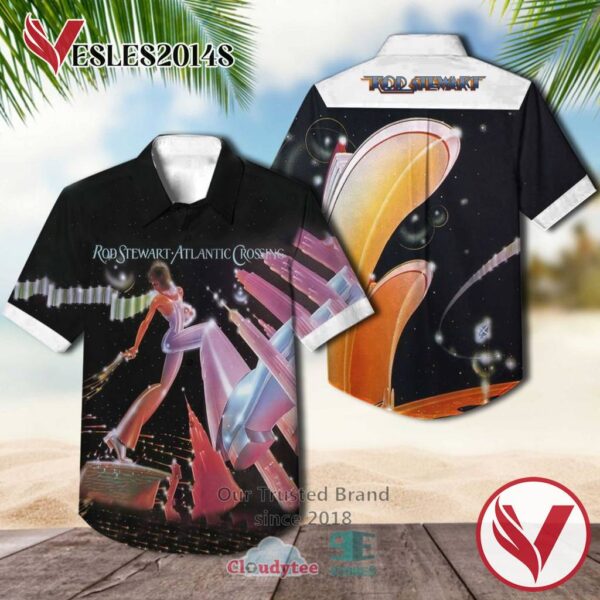 Rod Stewart Atlantic Crossing 1975 Casual Hawaiian Shirt, Best Gifts For Summer Vesles2014S 1