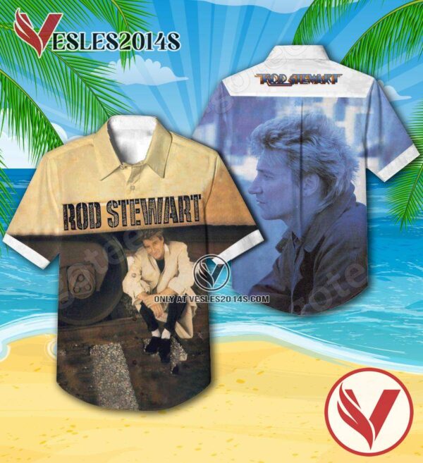 Rod Stewart Every Beat Of My Heart Album Cover Hawaiian Shirt, Unique Gifts For Music Lovers - Vesles2014S