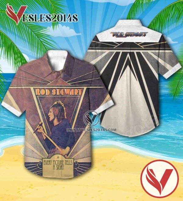 Rod Stewart Every Picture Tells A Story Album Cover Hawaiian Shirt, Unique Gifts For Music Lovers - Vesles2014S