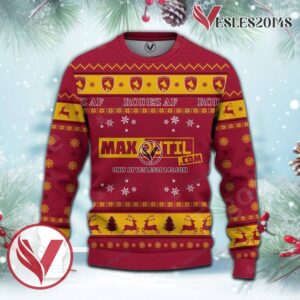 Rodez Aveyron Football Sport Ugly Christmas Sweater, Unique Gifts For Fans - Vesles2014aS 2