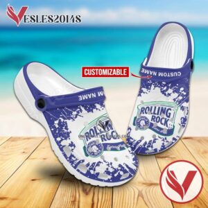 Rolling Rock Logo Crocs Shoes For Men And Women, Unique Clogs Shoes For Fans - Vesles2014S