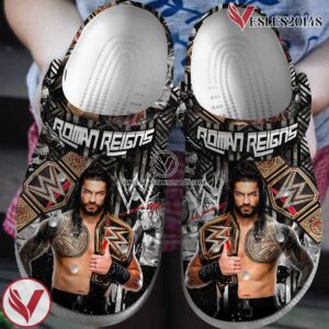 Roman Reigns Wrestler Crocs Crocband Clogs Shoes Comfortable For Men Women and Kids, Unique Gift From  Vesles2014S