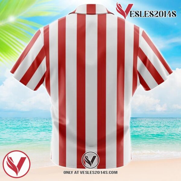 Roronoa Zoro Pre-Timeskip Stripes One Piece Hawaiian Button Up Shirt, Perfect Gifts For Anime Lovers - Vesles2014S 1