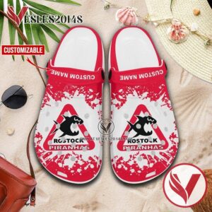 Rostock Piranhas Personalized Crocs Shoes For Men And Women, Unique Clogs Shoes For Fans - Vesles2014S 1