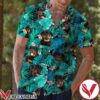 Rottweiler Behind Green Tropical Leaves Hawaiian Shirt, Unique Gifts For Friends - Vesles2014S 1