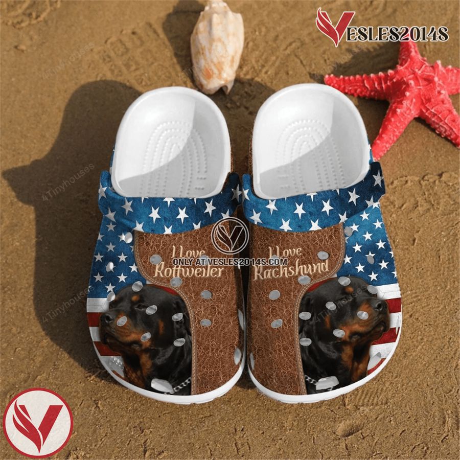 Rottweiler shoes Crocs Crocband Clogs Shoes For Men Women Style 2, Unique Gift From Vesles2014S