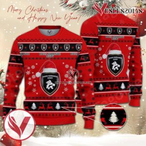 Rouen Normandie Rugby Sport Ugly Christmas Sweater, Unique Gifts For Fans - Vesles2014aS 1