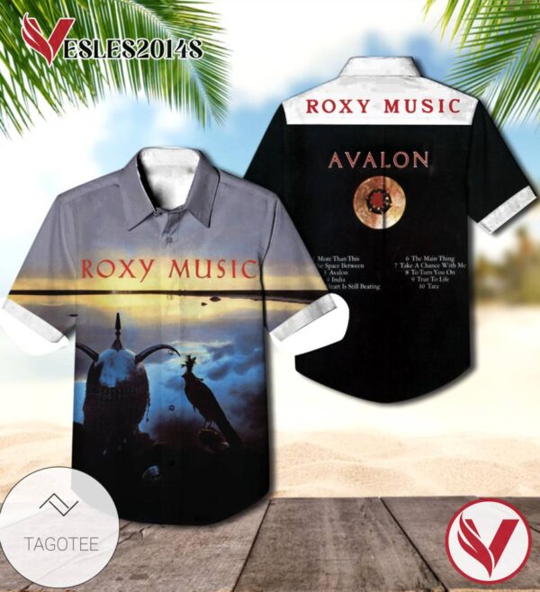 Roxy Music Avalon Album Cover Hawaiian Shirt, Best Gift For Music Lovers Vesles2014S