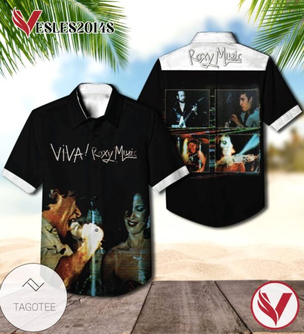 Roxy Music Viva Album Cover Hawaiian Shirt, Best Gift For Music Lovers Vesles2014S